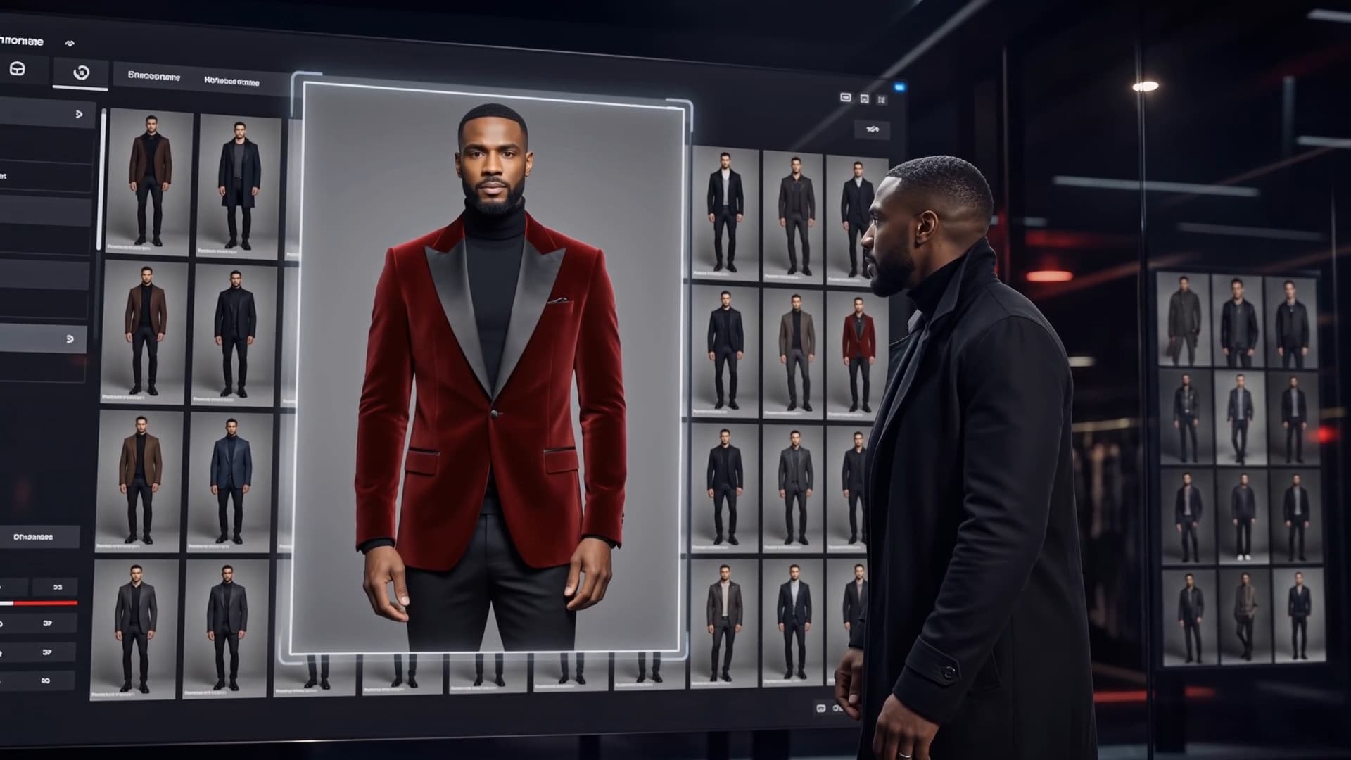 Rock This cinematic fashion-tech hero frame - final staged scene